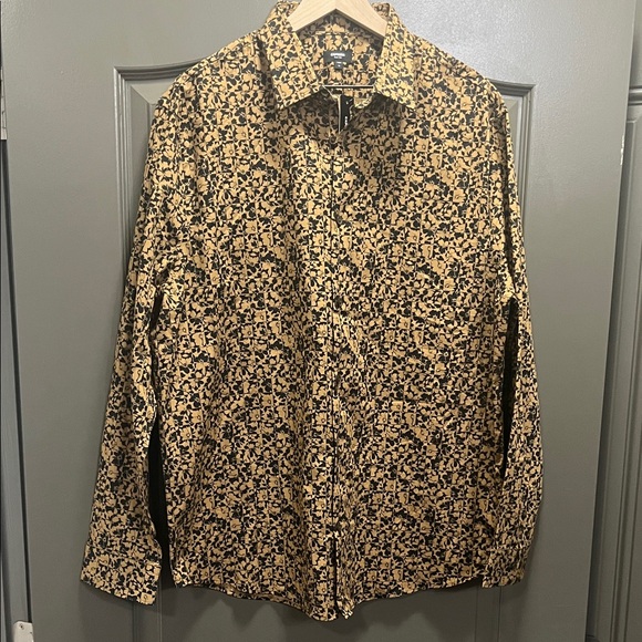 Express Other - Express Men’s Slim 1MX Floral Button Down Dress Shirt Size XL